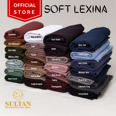 Soft Lexina Silk Polos Warna Lengkap